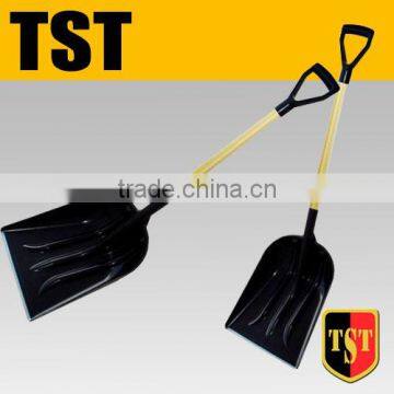 Wooden Handle Plastic Snow Shovel