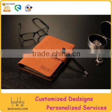 Loose Leaf Leather Journal Diary Notebook with Pen Holder and Card Holder