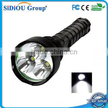 3leds aluminum flashlight housing