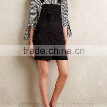 Popular Denim Adult Formal Black Short Jumpsuits photo-4