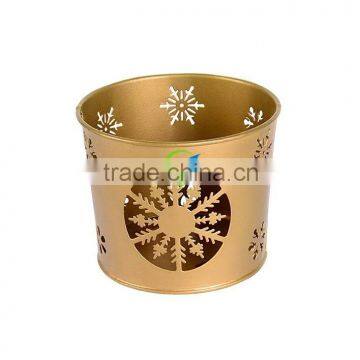 Metal Christmas Decorative Storage Basket photo-4