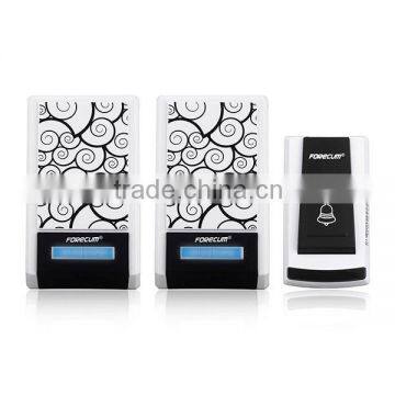 New Mini Wireless Doorbell Chime 2 Receive Doorbell+ 1 Remote Control 36 Tune Songs Door Phone