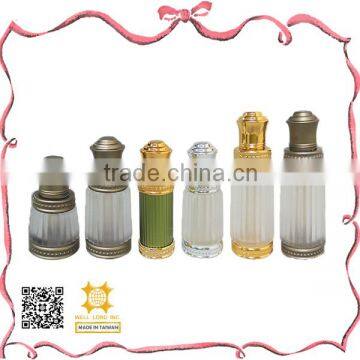 Adorable Pink Base Golden Cap Aluminum Empty Oil Bottle photo-4