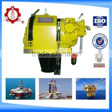 5 ton flange type rotary base double-braking slipway air winch