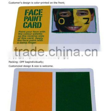 children design face paint card safe for skin face painting