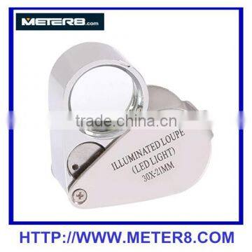 MG21007 30X Jewelry Loupe with LED Light , Loupe Magnifier