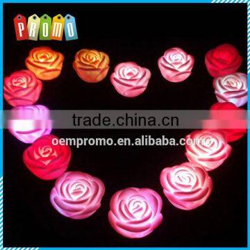 Custom Led Rose Candle Light For Chrismas, Birthday, Wedding