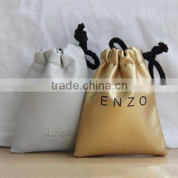 Soft PU Drawstring Bag