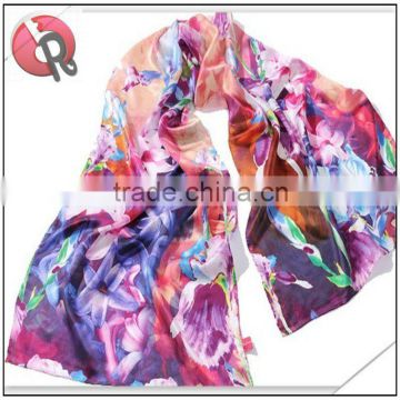 digital print silk scarf