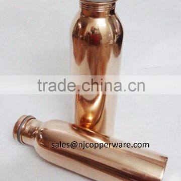 Traveller's Pure Copper Water Bottle for Ayurvedic Health Benefits photo-2