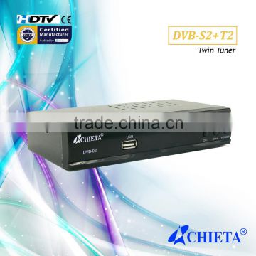 S2+T2 HD Combo Receiver with Double Tuner