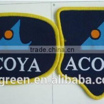 Straight Cut Stitch Weaving Garment Patch
