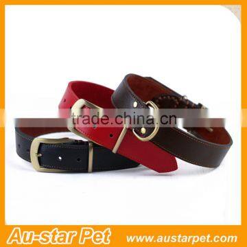 Hot Selling Adjustable Genuine Leather Dog Collars photo-3