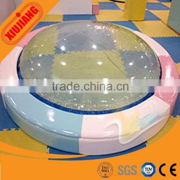 Circular water bed for indoor playground equipment