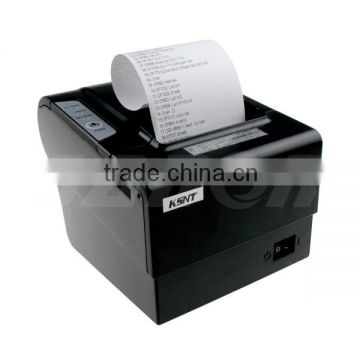 POS-80V 80mm thermal receipt restaurant bill printer pos thermal printer with USB/RS232/LAN Interface