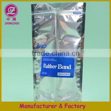 High quality Aluminum metallic laminated plastic zip lock bag