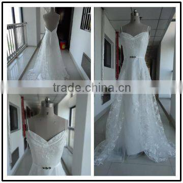 Sweetheart Neckline A Line Custom Made Floor Length Formal Bridal Dress Vestidos De Novia BW071 backless beach wedding dress