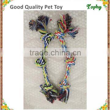 Knot Rope Dog Chew Toy Eco-friendly Rope Bone Toys made in china