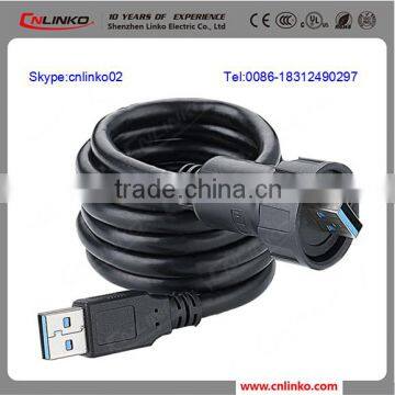 electronics supplies IP67 Male Usb Connector