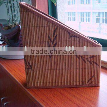 natural bamboo handwok storage basket