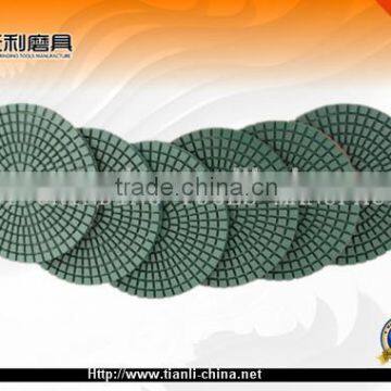 100mm diamond soft flexible marble polishing pad