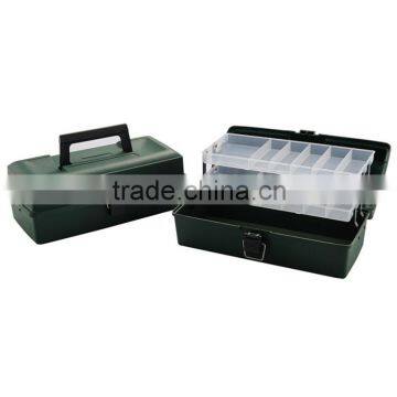 Wholesale eco-friendly portable plastic fishing tackle box