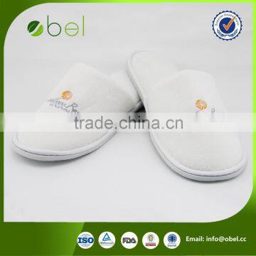 hotel soft customize popular white cotton knit slipper boots