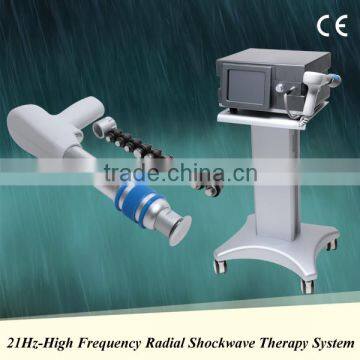 21Hz high frequency shoulder knee waist extracorporeal shock wave therapy equipment