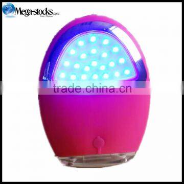 LED Light Vibration Face Soft Slicon Brush/Bubble-free Cleansing Gel photo-2