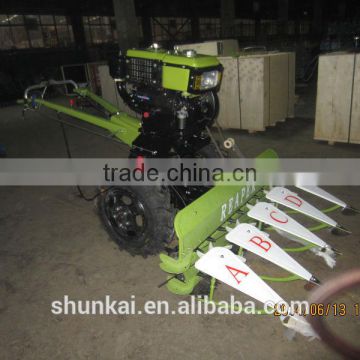 mini Walking Tractor rice and wheat harvester 1.2m-1.5m