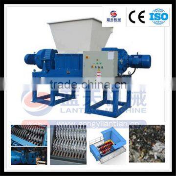 Economic and durable household waste shredder machine with twin shaft