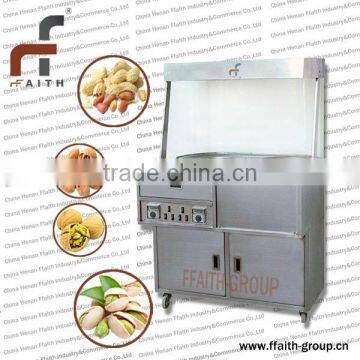 Vertical electric double basins coffee roasting machines