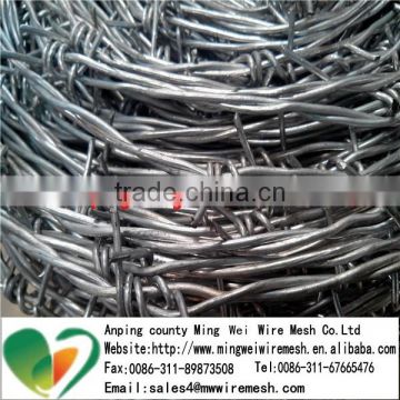 Galvanized Steel Coiled Barbed Wire For Security Fence