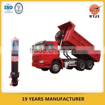 large ton front-pushed telescopic hydraulic cylinder for dump truck