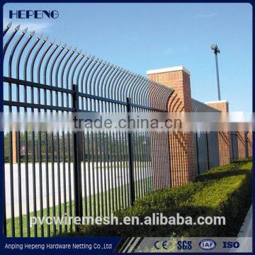 Professional technique palisade fence steel wire