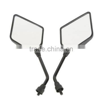8mm Universal Wing Rear View Mirrors Side Pair For Suzuki Honda Kawasaki Yamaha photo-2