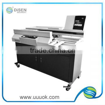 High precision bias binding machine