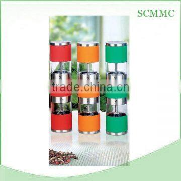 Colorful Manual 2 in 1 Salt And Pepper Mill