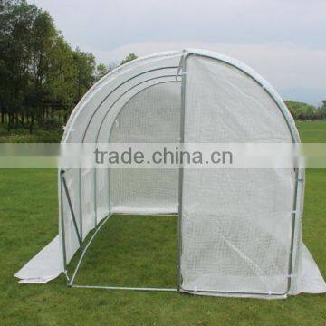 3m (L) X 2m (W) X 2m (H) Polytunnel Greenhouse Pollytunnel Poly Polly Tunnel Fully Galvanised Anti Rust Steel Frame photo-2