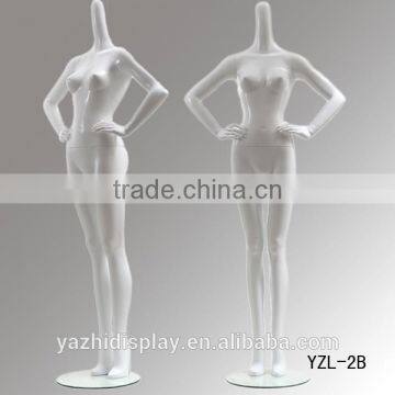 Fashion Modeling Long Neck Female Fiberglass Sexy Mannequin on Sale photo-4