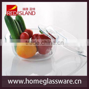 2L Transparent Tempered Glass Bowl Set for Microwave Oven photo-4