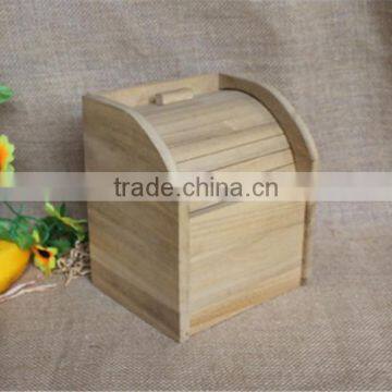 Factory Price Vintage Solid Wooden Remote Storage Box With Sliding Cover photo-6