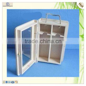 Wholesale Glass Lids Balsa Wooden Wine Bottles Boxes photo-6