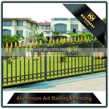 Decorative Outdoor Villa Garden Fence Powder Coated Aluminum Fence Post