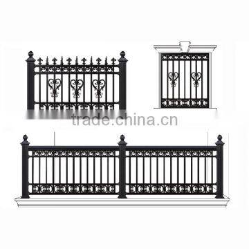 China Wholesale Artistic Design Metal Aluminum Garden Fence for Villa
