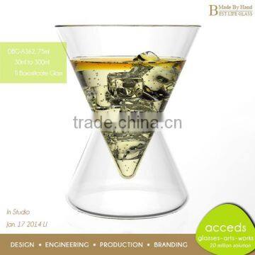 Chinese Double Glass Handblown Christmas Fashionable Thermo Tea Cup photo-3