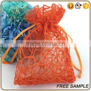 Fancy Sheer Polyester Mesh Bag for Cut Flowers photo-4