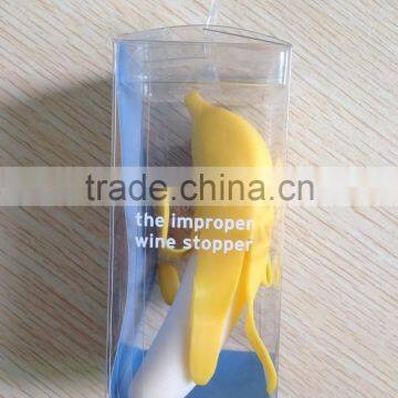 Factory Supply FDA /LFGB Approved Novelty Banana Wine Bottle Silicone Plugs photo-5
