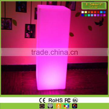 Decorative Pillars and Columns,Plastic Pillars Columns,Led Column Lights led square column,led Square Pillar for Weddings