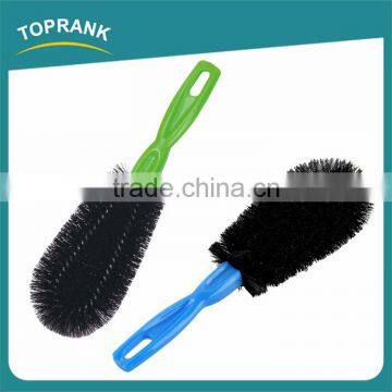 Car wheel brush custom color plastic handle cleaning auto tire brush